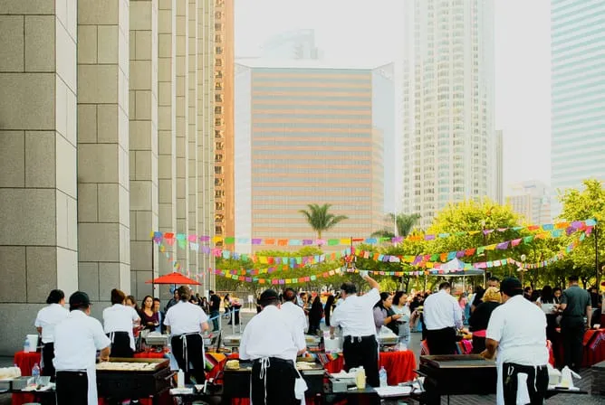 King Taco large scale catering event