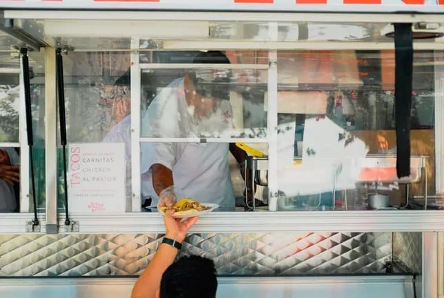 King Taco catering truck order