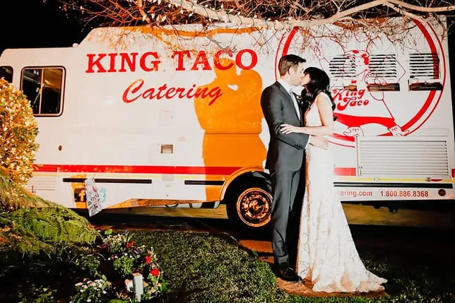 King Taco catering wedding
